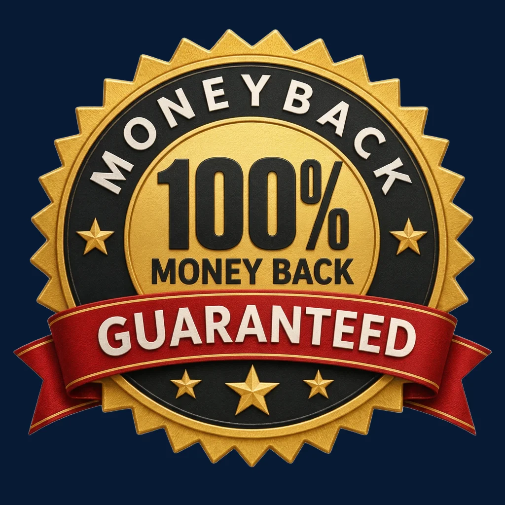 Elixolve Money Back Guarantee Seal
